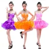 Stage Wear Performance de robe de danse latine pour enfants