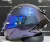 Full Face Motorcykelhjälm Pista GP RR Iridium Anti-dimma Visor Man Riding Car Motocross Racing Motorbike Hjälm