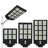 LED Solar Street Lights z pilotem Wodoodporna Outdood Wodoodporna 600 W 800W 1000W Parking LED Lighting 6500k Motion Sensor Lampa bezpieczeństwa