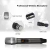 Microphones Wireless Microphone System 4 Channel UHF Wireless Microphone Set With Four Handheld Microphones For Karaoke Weddings