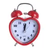 Autres horloges Accessoires Réveil de cloche en forme de coeur sans tic-tac réveil avec veilleuse pour enfants filles chambre décor à la maison L2403