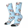 Chaussettes Axolotl Harajuku pour hommes et femmes, bas Super doux, accessoires longs toute saison, cadeaux de noël pour hommes et femmes