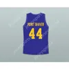 Benutzerdefiniert Beliebiger Name Jedes Team THE POINT SHAVER 44 WESTERN UNIVERSITY DOLPHINS WEISSES BASKETBALLJERSEY BLAUE CHIPS Alle genäht Größe S M L XL XXL 3XL 4XL 5XL 6XL Top-Qualität