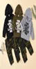 Kinderkleidung Jungen Outfits Kinder Brief gedruckt KapuzenoberteileCamouflage Hosen 2erSet 2020 Frühling Herbst Mode Babykleidung S1103276