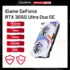 RTX3050グラフィックスカードカラフルなGEFORCE RTX 3050 ULTRA W DUO OC 8G GDDR6 128 BIT ONE-KEY OC 1822MHZ NVIDIA GPUゲームビデオカード