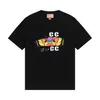 2024 Men designer Tee t shirt Italy Paris dragon Colorful letter printing women black white red yellow blue S-XL