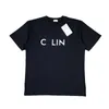 Men's T-Shirts designer CL Home High Edition 2023 Classic Chest Letter Print Short Sleeve T-shirt Simple and Versatile EWUF