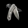 ZT 0095 0095BW couteau pliant en alliage de titane, plein air Camping chasse poche EDC outil ZT0095 couteau