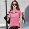 Mannen Polo HI-FASHION Rits Turn-down Kraag T-shirt Korte Mouw Zomer Katoen Koreaanse Kleding Shirt Femme ldd240312