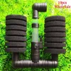 10 datorer Bio Sponge Filter Betta Fry Shrimp Aquarium Fish Tank Double Head XY-2831 utan förpackning PRAKTISK C1115199N