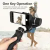 ジンバルファンスナップスマートフォンジンバルスタビライザー3Axis電話ジンバルワイヤレスBluetooth for iPhone Xiaomi YouTube vlog Tiktok Stabilizer