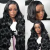 13x4 Body Wave Kanten Voorkant Pruik van echt haar 13x6 Hd Kanten Frontale Pruik Voorgeplukt 36 inch Transparant 5x5 Lijmloze Braziliaanse haarpruik