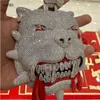 Diseñador de joyas Fabricante Iced Out 3D Animal Colgante personalizado Plata de ley 925 VVS Moissanite Diamante Hip Hop Hombres CollarHipHop