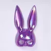 Designer Masks Rabbit Mask Cosplay Masquerade Mask Easter Bunny Mask Halloween Carnival Party Bar Nightclub Costume Sexig Half Face Mask