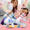 Sand Play Water Fun Electric Bubble Gun 2 in 1 Automatic Bubble Bow and Arrow Launcher Water Gun Soap Bubble Machine Water Gun Toy for Children Gift L240312