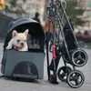 Siedzisko samochodu dla psów Pet Cat wózek do wózka torba Składanie Born Baby Pull Cart