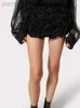 Шорты женские TWOTWINSTYLE Аппликации Дизайнерские шорты с короткой талией Темперамент Модный стиль ldd240312