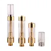 2024 arco-íris dourado m6t atomizador g5 cartucho úmido tanque de plástico 0.5ml 1.0ml pod para óleo grosso fumar 510 caneta de ponta de gotejamento redonda