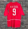 2002 Coreia do Sul retro camisa de futebol C G SONG Ahn Jung-hwan M B HONG Park Ji-sung T Y KIM camisa de futebol clássica vintage 02 04 2004 2003