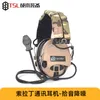 Écouteurs à réduction de bruit et à prise en charge de communication tactique rapide avec écouteurs et guide de style de casque C4 Sodalam Comtac2