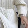 Trenchs de femmes Zurichouse Style japonais Mode d'hiver Parka à capuche Femmes Poches décontractées Vestes en coton Manteau en vrac matelassé vêtements d'extérieur