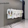 トレンディヴィンテージホワイトインクダイレクトスプレー印刷VTGハイストリートルーズラウンドネックカップルハーフスリーブTシャツ男性5DCC