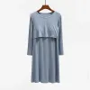 Dresses Maternity Nursing Clothes Dress Up Flip Fashion Nursing Clothes Maternity Clothes Removable Maternity Dress Clothes