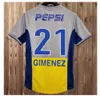 96 97 Boca Juniors Home Retro Jersey RIQUELME away football shirt ROMAN Soccer jersey MARADONA Men Sport jerseys Football Team Uniform