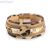 Bangle WYBU Quatro Estilos Charme Pulseiras de Leopardo para Mulheres Adolescentes Meninas Multicamadas Amplas Animal Cheetah Impressão Couro Envoltório Pulseira Jóias LDD240312