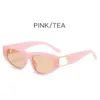 Mode Designer Frau Sonnenbrille Klassische Cat Eye Brillen Retro Kleine Rahmen Gläser Outdoor Strand Sonnenbrille Für Mann