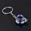 Nyckelringar Lanyards Creative Gear Head Keychain Speed ​​Gearbox Keyring för bilnyckel Turbo Hub Brake Disc Pendant Stötdämpare Keys Holder Chain Ring LDD240312