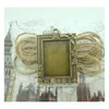 10 stks Retro Antiek Brons MINI Schilderij Frame Creatieve Decoratieve DIY Po Frame Hanger Woondecoratie Parts1202d