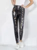 Push Up Leggins Black Snake Sexy Leggings Kvinnor Byxor Elastiska Slim High midje Gym Sportkläder Pants Kvinna