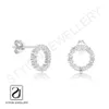 Indisk leverantör Moissanite Diamond Stud Earring for Women Office Använd över hela världen av Styion Jewellery