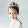 Accessoires pour cheveux Enfants Filles Diadèmes en cristal et bandeaux de couronne Boule de mariée Princesse Fête de mariage