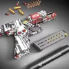 Gun Toys Soft Bullet Toy Guns For Kids Girls Throwing Shell TK Gun Boys Birthday Present 240307