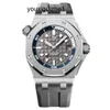 العلامة التجارية التكتيكية AP Watch Royal Oak Offshore Series 42mm dia Platinum Precision Steel Melectic Menical Watch Luxury Watch 157720st
