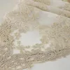 Table Runner White Lace Europe Embroidered Flag Jacquard Cloth Coffee Tv Cabinet Long Tablecloth Wedding Decoration 240307