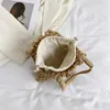 Literary and Minimalist Woven Bag Straw Shoulder Women's Summer Niche Hollowed Out Handmade Handbag