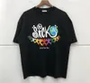 Summer Bubble Print Sicko Globe T Shirt Män kvinnor Kvalitet Tjockt tygtecknad personlighet Casual Short Sleeves4809828