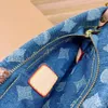 Dames denim tas Luxe designer tas Coussin Handtassen Denim stof Keten Schoudertassen Mode crossbody Dame Boodschappentasje