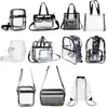 Transparent midja roligt pack Clear Sling Belt Bag PVC Portable Travel Hip Bum Small Purse Crossbody Shoulder Chest Phone Pouch 240311