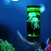 LED Night Light The Hypnoti Jellyfish Aquarium Seven Color Led Ocean lantern Lights Decoration Lamp For Children Room Kids Gift Y2288s
