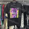 Luxury Mans de gran tamaño diseñador diseñador de camisetas high street camisetas de color sólido camisetas sueltas de verano