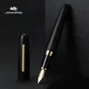 jinhao 9056噴水ペン天然木材手作りMfニブゴールドクリップインク静止営業勤務オフィスギフトライティング学校用品240229