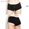 Shorts pour femme discothèque Slim Shorts mode pansement personnalisé taille Ultra basse Denim jean court Feminino ldd240312