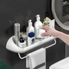 ONEUP Punch- Badrumshylla schampo kosmetisk duschhylla väggmonterad kök förvaring rack handduk bar badrum acccessorier lj282i