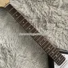 Rare Vox Phantom XII Tuxedo Jimmy Page Yardbirds Teardrop Dwanaście sznurków Czarne solidne ciało elektryczne gitara SSS Bigs Tremolo Tailpiece Vintage Tunery