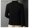 Men's Polos Spring Summer Turn-down Collar Sleeve Solid Button T-shirt Cotton Polo Embroidery Plus Size Casual ldd240312