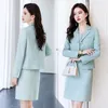 Work Dresses Oversize 5XL Formal Women Business Suits With Dress And Jackets Coat OL Styles Ladies Office Wear Professional Blazers Sets